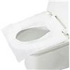 VIRSUS 120 Copriwater di Carta monouso Colore Bianco, Copri Tazza WC igienica, Antibatterico, Dimensione Universale per bagni pubblici, Viaggi, Bambini, Confezione Tascabile 12 CF x 10 Pezzi