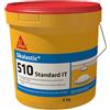 Sika - Sikalastic 510 Standard IT, Grigio- Membrana liquida impermeabilizzante - Rivestimento decorativo elastomerico - Applicazione a freddo - 5kg