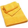 Caleffi Minorca Asciugamano con Ospite, Cotone , Giallo Sole, Standard, 01814