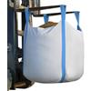 SHOPROM Sacchi Giardinaggio Omologati BigBag 1000 kg in Polipropilene Resistenti e Riutilizzabili per smaltimento Materiali Edili e Agricoli Ideali per Stoccaggio (Fondo chiuso Cielo aperto, 6 PEZZI)