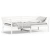 vidaXL Dormeuse Senza Materasso Bianca 80x200 cm Legno Massello Pino