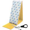 Dpm tapes Rotolo Di Feltro 3,5 mm Con Adesivo 9448A - Tagliabile A Mano - Feltrini Per Sedie - Feltrini Proteggi Mobili e Pavimenti 100 mm x 1 m (Beige)
