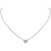 Suplight Collana Argento 925 Donna con Ciondolo Diamante Punto Luce Collana Donna Aprile Regalo per Ragazza Fidanzata Mamma Compleanno Natale