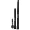 LEXIVON Prolunga inserti per avvitatore, Estensione per inserti da 3/8", Prolunga a bussola per avvitatore Makita, Milwaukee, Bosch, per chiave dinamometrica e a cricchetto, 3 pezzi, (LX-114)