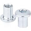 Keple M6X10-13 Dadi a barilotto, testa a brugola, dadi a testa tonda esagonali per mobili con inserto, dado esagonale con manicotto chiave Alan, elementi di fissaggio per bulloni da 6mm (10 pack)