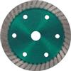 PRODIAMANT disco diamantato turbo per taglio rapido piastrelle e pietre naturali, 75 mm x 10 mm, per smerigliatrice angolare a batteria