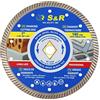 S&R Disco Diamantato 180 x 10 x 22,2/15,88 mm per Calcestruzzo Cemento Mattoni Muratura Piastrelle. Foro per Rombo e Riduttore. Disco per Smerigliatrice, Flex, Seghe da Tavola.