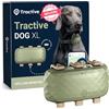 Tractive - GPS per cani XL - Fino a 1 mese di autonomia - Localizzazione in tempo reale in tutto il mondo - Notifiche antifuga - Monitoraggio dell'attività con avvisi di salute