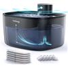 FEELNEEDY Fontanella per Gatti Senza Fili con Sensore di Movimento a Batteria 4000mAh, FEELNEEDY 4L Pro Fontana d'Acuqa per Gatti senza BPA con Pompa Potenziata Senza Lavaggio
