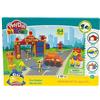 Grandi Giochi Play Doh Blocks, Set Stazione Dei Pompieri 64 Pezzi con Costruzioni e Pasta da Modellare, Pld07000