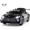 COSTWAY Macchina Elettrica per Bambini, Mercedes Auto Cavalcabile con Telecomando 3 Velocità Luci LED Musica e Connessione Senza Fili, Partenza Morbida, 4,5 Km/h, 3+ Anni (Nero)