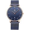 BEN NEVIS Orologio Uomo,Orologio al Quarzo da Uomo e da Donna,Quadrante Ultra Sottile e Minimalista,Display Della Data,Cinturino in Pelle,Orologio Classico e Minimalista, Regalo Uomo