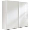 Composad | Armadio della Linea Systema, Armadio a 2 Ante Scorrevoli, Camera da Letto, (LxAxP) 250x223x67 cm, Colore Bianco Laccato, Made in Italy