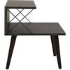 Dmora - Comodino Astraea, Comò basso, Tavolino da notte, Mensola da letto, 50x40h55 cm, Grigio Cenere