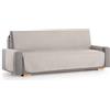 textil-home Textilhome Copridivano 4 Posti con Braccioli Adele - Copri Divano Trapuntato Reversibile Universale Avorio | Savadivano Antigraffio per Gatti, Antimacchia