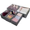 Set di 3 divisori per biancheria intima, biancheria intima, per calzini