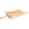 Tagliapasta Rigagnocchi in legno o Tagliere riga garganelli e gnocchi con Fermo e piccolo Mattarello - 18x26 cm