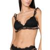Goldenpoint Donna Intimo - Parte Alta del Completo Intimo - Triangolo con Imbottitura Removibile Aura Leo Lace con Pizzo e Volant Leopardato