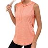Gyabnw Canotta Sportiva Donna Top Palestra Donna Senza Maniche Camicia Palestra Donna con Cappuccio Maglia Palestra Donna Fitness Yoga Corsa Danza
