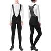 INBIKE Pantaloni Ciclismo Uomo Invernale con Tasche Pantaloni Bici con Fondello di Pile Pantaloni Lunghi MTB Abbigliamento Ciclismo Termico in Gel 3D Antishock Riflettente, M