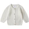 Stellou & friends Cardigan per ragazze e ragazzi | Abbigliamento per bambini di alta qualità in 100% cotone - I V, bianco, 110/116 cm