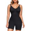 Junlan Body Contenitivo Modellante Donna Shapewear Bodysuit Backless Guaina Contenitiva Intimo Snellente Shaper (Nero, L)