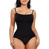 Bingrong Body Contenitivo Modellante Donna Shapewear Bodysuit Intimo Snellente Shaper Pancia Piatta Dimagrante Guaina Contenitiva Senza cuciture (Nero, XL)