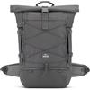 Johnny Urban Zaino da Viaggio per Donne Uomini Grigio - Allen Travel XL - Zaino Rolltop da 50 Litri - Zaino Unisex Zaino Spazioso Ideale per Viaggi, Escursioni - Idrorepellente