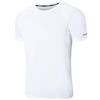 ZENGVEE 1 Pezzi Maglietta Uomo Manica Corta T Shirt Palestra Running Maglia Trekking Traspirante Sport Maglie Abbigliamento Estive Sportiva Tshirt 5010 White XL
