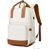 KONO Zaino Porta PC, Zaino per Computer Portatile da 15,6 Pollici, Elegante da Donna, Impermeabile Antifurto, Capiente per Scuola Università Lavoro e Viaggi