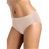 Intimidea Slip da Donna Morbida Microfibra con Tassello in Cotone [Skin, Tg. L/XL]