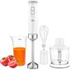 Ufesa Frullatore a Immersione Venus Max 1200W con Funzione Turbo, 4 Lame Inox, Velocità Variabile, Design Antischizzi, Set 3 in 1 con Tritatutto, Frusta e Bicchiere Graduato