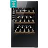 Hisense MWC4894GF - Cantina vino 30 bottiglie, Monotemperatura, Vetri anti UV, ripiani in legno, Display Touch, Illuminazione Led