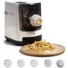 CLASSE ITALY PASTAIO | Macchina per la Pasta Fresca e per gli Impasti. Pasta Maker, fino a 800g di pasta per ciclo, pesatura automatica, 7 trafile incluse per 10 tipi di pasta, 180W