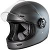 ORIGINE Casco Moto Integrale in Fibra di Vetro Stile Cafe Racer Omologato ECE con Visiera