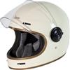 ORIGINE Casco Moto Integrale in Fibra di Vetro Stile Cafe Racer Omologato ECE con Visiera