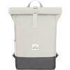 Johnny Urban Zaino Arrotolabile Donna e Uomo Grigio Beige - Ryan - Zainetto Rolltop da Viaggio, Scuola, Uni - Scomparto PC 16 Pollici Portatile - Idrorepellente