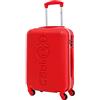 CABIN GO 5585 Valigia Trolley rigido in ABS grande valigia con ruote, 55x37x20, Bagaglio a Mano Ultra Leggero in ABS con Chiusura a combinazione