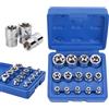 LEKEFETO Set di 14 chiavi a bussola Torx per esterni da 1/2, 1/4, 3/8, Torx E E4-E24 CR-V, set di estrattori per dadi, set di chiavi a bussola a spirale