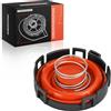 Frankberg Tubo flessibile di sfiato della ventilazione del basamento Compatibile con Serie 1 E81 Serie 3 E90 Serie 3 Coupé E92 Serie 3 Touring E91 Serie 5 E60 Serie 5 Touring E61 X1 E84 11127797613