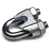 Constrabo® | 5 x Acciaio fune metallica morsetti 10 mm DIN 741| Cavo morsetti in acciaio zincato | Clip cavo per fune metallica | Morsetti per sella, fune metallica clip, morsetto per fune metallica