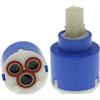 Schläfer 480019 | Cartuccia di Ricambio per Miscelatore Monocomando 35mm Bassa con 2 Piedini in Ceramica, Adatta per il Rubinetto della Cucina, Bagno, Lavabo, Doccia e Vasca, compatibile con Kerox