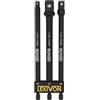 LEXIVON Set Di Adattatori A Bussola, Kit punte esagonali 1/4" Avvitatore A Impulsi, per Makita,Milwaukee,Bosch, per chiave dinamometrica e a cricchetto, Inserti 6.35, 9.5 e 12.7 mm, L=15cm (LX-102)