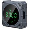 Tolesum Inclinometro Digitale Magnetic,livella digitale da 360 °(0-90°/0-180°),Angle Finder Ricaricabile Magnete a quattro lati Base,Goniometro Digitale con Display LCD per Falegnameria Edilizia