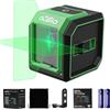 Funguard Livella Laser Autolivellante, 30M Verde Livello Laser Orizzontale e Verticale, 2 x Batteria AA, IP54 per Cantieri, Decorazione per la casa, DIY, Portatile