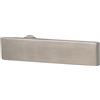 Alpertec maniglia coppia Malibu color acciaio laccato adatto per gli piatto a piastra lunga e ruggine Ten paio quadrangolare, 8 mm, 32458330 K1