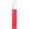 Maybelline New York Tinta Labbra a Lunga Durata, Effetto Matte e Colore Intenso, Tenuta fino a 16 Ore, No Transfer e Senza Sbavature, SuperStay Matte Ink, Tonalità: Heroine (25), 5 ml