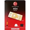 Hoover H54 Sacchetti per Aspirapolvere, Originali, in Carta, Anti-Odore, Extra Filtranti, Compatibili con Scopa Elettrica Hoover Trilly