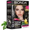 Bendida BIONDA Professional Colorazione Permanente in Crema 200ml | Confezione doppia | Cheratina e Moringa | colore ricco e lunga durata | copertura capelli bianchi 100% (7.11 biondo oliva)