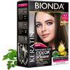 Bendida BIONDA Professional Colorazione Permanente in Crema 200ml | Confezione doppia | Cheratina e Moringa | colore ricco e lunga durata | copertura capelli bianchi 100% (4.3 marrone dorato)